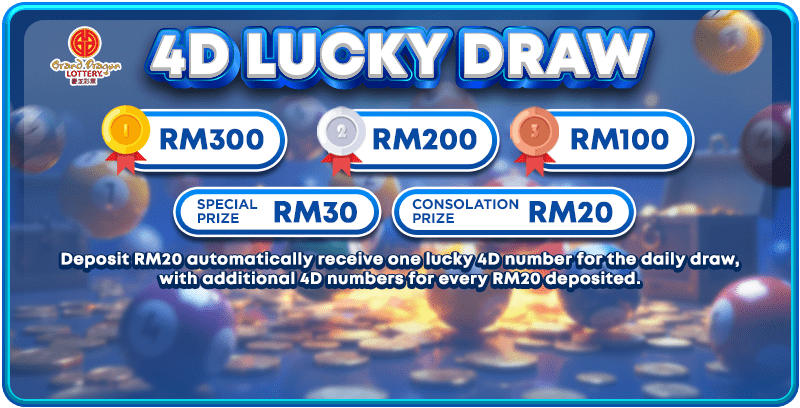 4D Lucky Draw Banner