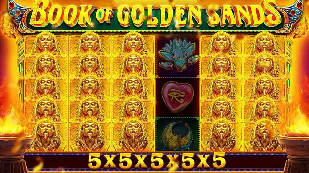 Book of Golden Sands Slot - Special Expanding Symbol - Bearbrick8888