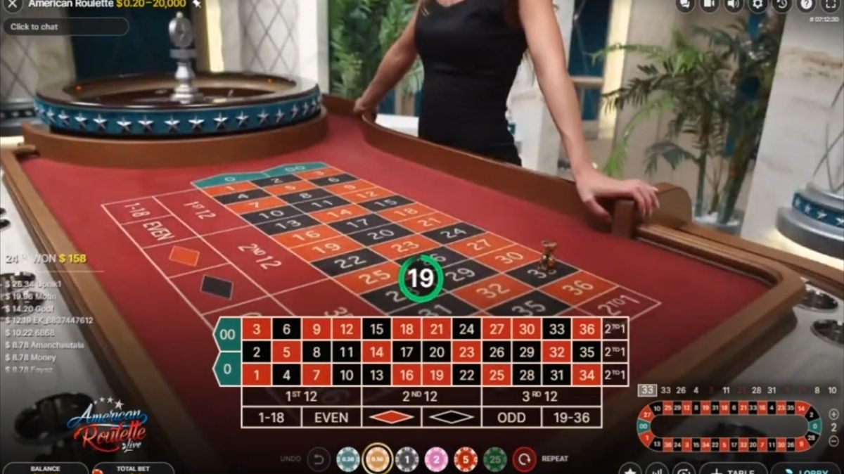 American Roulette Live - Gameplay 1 - bearbrick8888