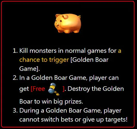 Crazy Hunter Fishing - Free Golden Boar Game - Bearbrick8888