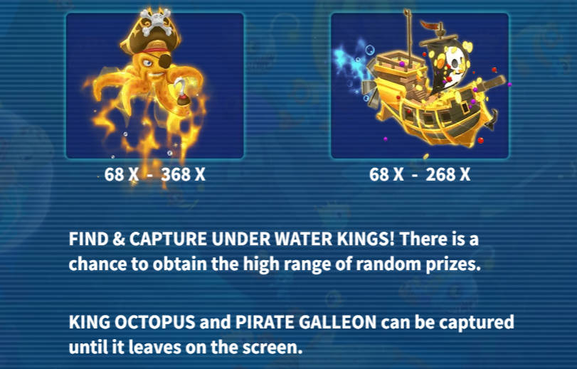 King Octopus Fishing - Paytable 1 - Bearbrick8888