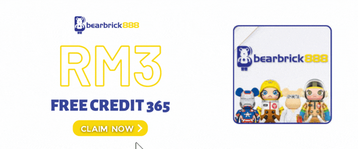 Bearbrick888 RM3 Free Credit 365 - Promotion Banner Bearbrick888 RM3 Free Credit 365 - Promotion Banner